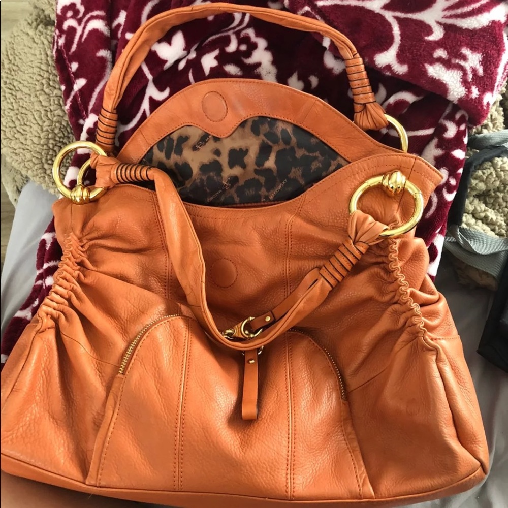 Orange purse